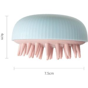 3 Kleur Haar Wassen Kam Bad Borstel Schoon Hoofdhuid Massage Siliconen Borstel Borstel Shampoo Artefact Shampoo Borstel