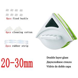 Magnetische Window Cleaner Borstel Glasreiniger Magneten Brush Tool Double Side Magnetische Glas Borstel Voor Wassen Huishoudelijke Schoonmaakmiddelen