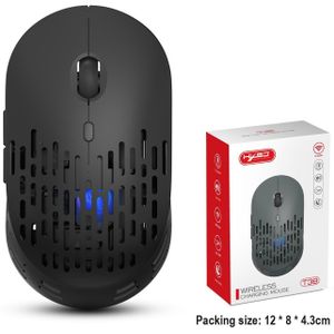 T30 Oplaadbare Draadloze Muis Verstelbare Kleurrijke Lichtgevende Muis Spel 7D Muis Kan Uitschakelen Licht 3600Dpi