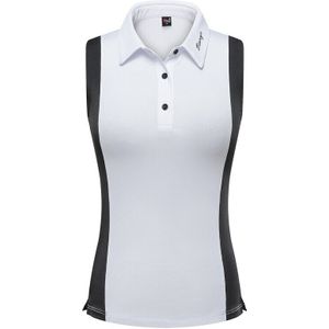Zomer Womens T-Shirt Mouwloos Golf Kleding Polo Shirt Slanke Comfortabele Eenvoudige Vest Outdoor Sport Kleding