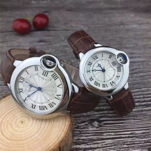 Genève Klok Paar Horloge Jurk Eenvoudige Casual Leren Armband Quartz Horloge Replica Voor Mannen En Vrouwen
