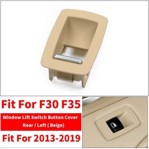 Zwart Beige Auto Interieur Inner Venster Lift Schakelaar Knop Vervangen Panel Trim Cover Voor Bmw 3-Serie F30 F31 f34 F35 F80 -19