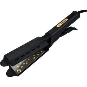 Stijltang Vier-Gear Temperatuur Aanpassing Keramische Toermalijn Ionische Flat Iron Stijltang Voor Vrouwen Verbreden Panel