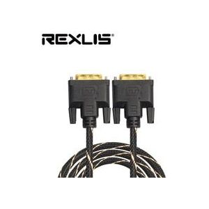 REXLIS LCD Digitale Monitor DVI D Naar DVI-D Goud Mannelijke 24 + 1 Pin Dual Link TV Kabel Voor TFT 0.5 m/1 m/1.8 m/3 m/5 m/10 m/15 m