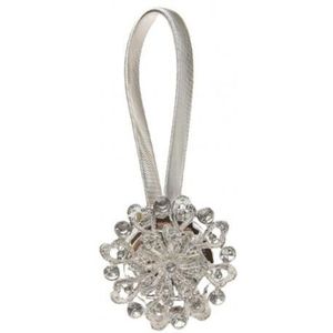 Grote Bloemen Gordijn Gesp Magnetische Diamant Gordijn Clip Opknoping Punch Gratis Gordijn Houders Accessoires Woondecoratie
