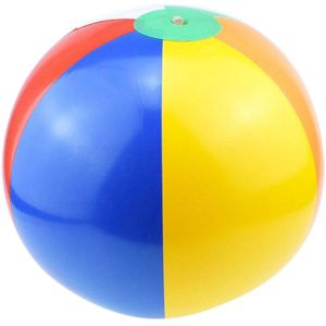 5 pc Rainbow Kleur Opblaasbare Strand Ballen Outdoor Sport Bal Splash Play Zwemmen Zwembad Water Speelgoed Vent Ballen Zwembad Accessorie6.10