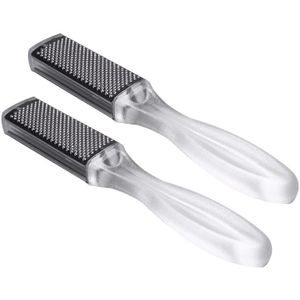 2 Pc Voetrasp Voeten File Gereedschap Rvs Rasp Dubbelzijdige Lima Taarten Scrub Verwijderbare Dode Huid Remover