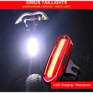 Led Fietsverlichting Waterdichte Fiets Licht Voor Terug Achterlichten Lichten Usb Oplaadbare Achter Waarschuwingslampje Fiets Lamp Zaklamp