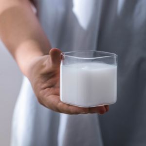 Transparante Ontbijt Melk Container Cup 180 ml/400 ml Glas Drinkware Vierkante Vruchtensap Tuimelaars Mok