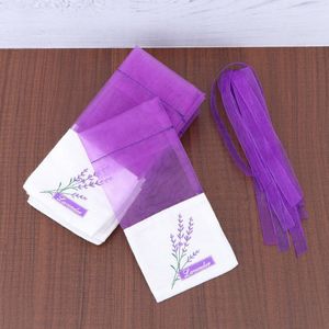 20Pcs Gaas Lavendel Tassen Geur Pouch Lege Zakjes Tas Voor Garderobe Auto (Oude Donker Paars En Oude Licht paars, 10 Van Elk)