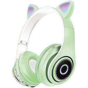 Kat Draadloze V5.0 Stereo Oortelefoon Bluetooth Hoofdtelefoon Muziek Headset Fm Sd-kaart Met Mic Voor Mobiele Xiaomi Iphone Sumsamg Tablet