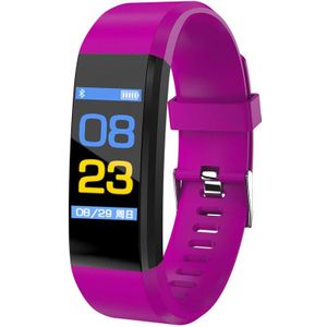 115 Plus Bluetooth Gezondheid Smart Armband Hartslagmeter Smart Polsband Fitness Tracker Waterdicht Smart Horloge Voor Vrouwen Mannen