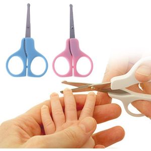 1Pc Nagelknipper Baby Nagels Cutter Grooming Verpleging Pasgeboren Kids Veiligheid Rvs Schaar Willekeurige Kleur