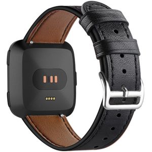 Essidi Premium Transpiratie Lederarmband Strap Vervanging Voor Fitbit Versa Smart Horloge Armband Band Loop Voor Fitbit Versa 2