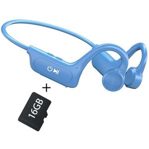 Beengeleiding Koptelefoon Draadloze Bluetooth 5.1 Hoofdtelefoon Outdoor Sport Oordopjes Headset W Mic Voor Android Ios Ondersteuning Sd-kaart