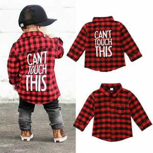 Baby Jongens Shirt Lange Mouw Leeftijd 1 -7 Y Rood Zwart Plaids Blouse Kinderen Lente Kleding