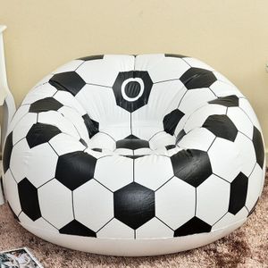 Opblaasbare PVC Soft Basketbal En Voetbal Bal Lucht Sofa Indoor Woonkamer PVC Bench voor Volwassen Kids Outdoor Rest kruk