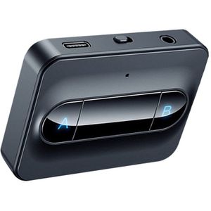 Bluetooth 5.0 Zender Adapter Dual Link Link Hoofdtelefoon Thuis Sound System Zwart