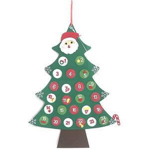 Kalender Kerstboom Vilt Kerst Diy Hanger Kerst Decoratie Kerstboom Adventskalender