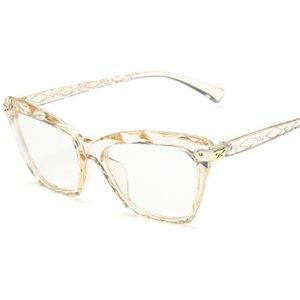 Nywooh Anti Blauw Licht Kat Bril Frames Vrouwen Computer Brillen Roze Transparante Optische Frame Gaming Eyewear