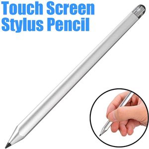 1Pc Dual Head Touch Screen Stylus Potlood Capacitieve Condensator Pen Voor I-Pad Voor Samsung Telefoon tablet Pc Accessoires