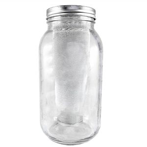 Jeyl Koude Koffiezetapparaat Koffie Filters Voor Brede Mond Mason Jar Rvs Ultra Fijne Mesh Thee Met Fruit Zetgroep iced Coffe