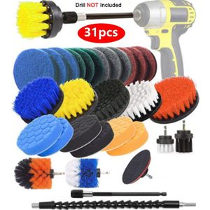 Keuken Reinigingsborstel Kits - Model CB365 - Plastic - 4Pcs-31Pcs