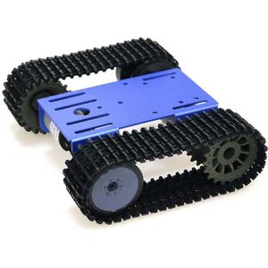TP101 Metalen Smart Crawler Robot Tank Chassis Kit Met 33GB-520 12V Dc Motor Aluminium Paneel Diy Voor Arduino speelgoed