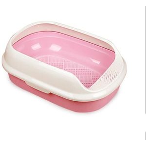 4 kleur Afneembare Plastic Kattenbak Anti-Splash Ondersteek Huisdier Wc Kat Bedpans Anti-Splash Herbruikbare Pet wc Schoonmaken