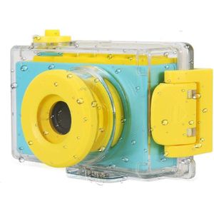 Waterdichte Kids Camera Mini 8MP 1080P Hd Camcorder Met 16Gb Microsd-kaart Meegeleverd En Microsd Ondersteuning Slot Video (Blauw)