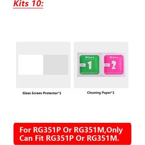 Anbernic RG351P Type-C Usb-poort/Glas Film/Wifi Module/Tas Voor RG351P Screen Protector Kits RG351V Tas RG351M