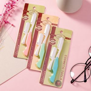 Saiantth Vouwen Wenkbrauw Trimmer Met Vullingen Voor Vrouwen Wenkbrauw Scheermesje Beauty Tool Reizen Cosmetische Draagbare