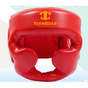 Boksen Helm Gesloten Boksen Hoofdbeschermer Sparring Mma Muay Thai Kick Brace Hoofdbescherming