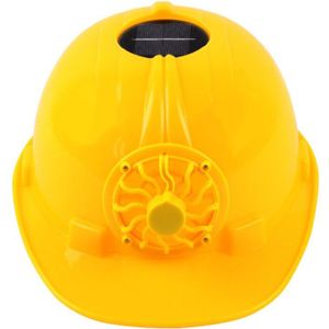 Solar Helm Zomer Fan Cap Outdoor Bouw Zonnebrandcrème Cooling Ademend Helm Brede Top Hoed Zonnebrandcrème Helm