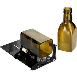 Glazen Fles Cutter Rvs Verstelbare Diy Fles Snijmachine Voor Wijn/Bier Flessen