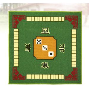 1Pc Mahjong Tafel Doek Vierkante Vorm Mahjong Mat Board Room Mahjong Pad Anti-Slip Desktop Kussen Voor Games board Games Mahjong