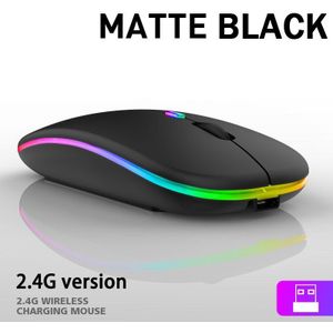Bluetooth Draadloze Muis 2.4G Ontvanger Gaming Muis Met Usb Oplaadbare Rgb Gamer Mouse Voor Pc Laptop Notebook Computer