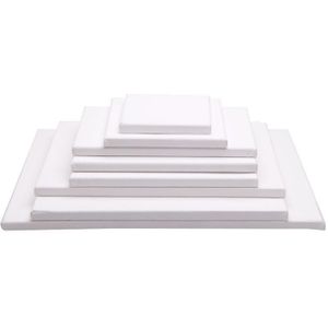 10Pcs15cm Katoen Hout Frame Canvas Voor Schilderen Olie Beroep Kunstenaar Leeg Canvas Linnen Blend Ingelijst Voor Primed Acryl Verf