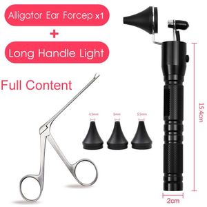 Oor Pick Endoscoop Oorsmeer Remover Hartman Micro Alligator Krokodil Tang Earpick Neus Operationele Schoner Clip Tweezer