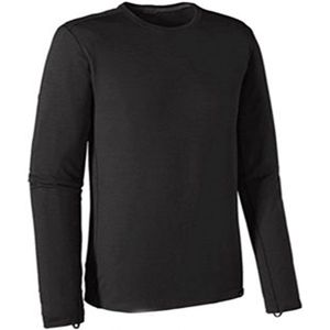 Heren Basislaag Mannen Merino Wol T-shirt Mannen Merino Wol Lange Mouw Prestaties Shirt Midweight Anti-geur 180G Aziatische Grootte S-L