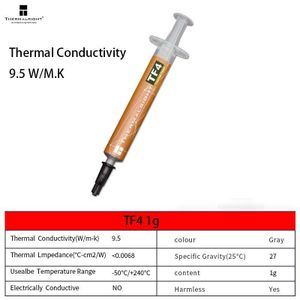 Thermalright TF4 9.5W Termal Gres Masaüstü Bilgisayar Cpu Termal Macun Isı Dağılımı Silikon Grafik Kartı Silikon Macun