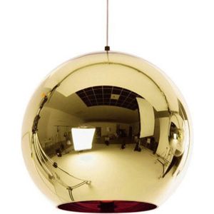 Glazen Bol Hanglampen Koper Glas Spiegel Bal Opknoping Lamp Keuken Moderne Verlichtingsarmaturen Opknoping Licht