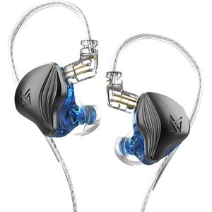 Kz Zex Elektrostatische Dynamic Drive Hybrid Oortelefoon Hifi Bass Oordopjes Sport Noise Cancelling Headse