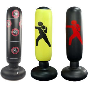 Verticale Opblaasbare Boksen Tas Pvc Verdikking Boksen Pijler Tumbler Kolom Bokszak Fitness Tool Voor Home Gym Fitness