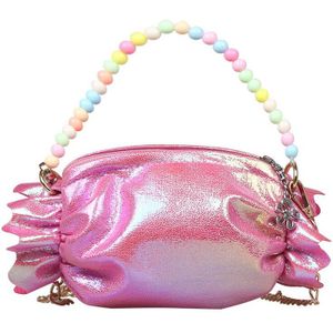 Leuke Kids Mini Bag Kawaii Snoep Crossbody Tassen Voor Baby Meisjes Party Parel Portemonnees Handtas Meisje Coin purse