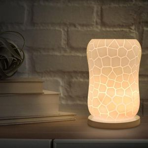 Creatieve Tafellamp Usb Opladen 3D Afdrukken Slaapkamer Led Licht Moderne Minimalistische Drie-Kleur Verlichting Tafellamp