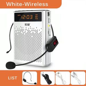 Draagbare High-Power Draadloze Audio Voice Versterker Bedrade Microfoon Mobiele Teaching Speaker Speciale Luidspreker Voor Tour Guide