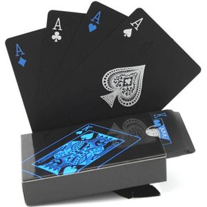 Pvc Gouden Speelkaarten Poker Game Deck Poker Set Plastic Magic Card Waterdicht Kaarten Klassieke Goocheltrucs Tool Poker Games