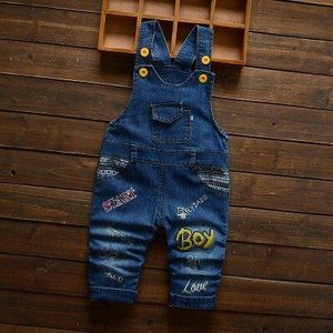 Peuter Infant Jongens Lange Broek Denim Overalls Kids Baby Boy Jeans Jumpsuit Kleding Kleding Outfits Broek