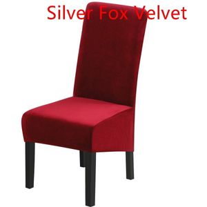 Echte Fluwelen Stof Xl Stoel Cover Big Size Lange Terug Europa Stijl Stoel Covers Voor Restaurant Hotel Party Banquet event